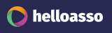 Le logo de notre partenaire de collecte HelloAsso